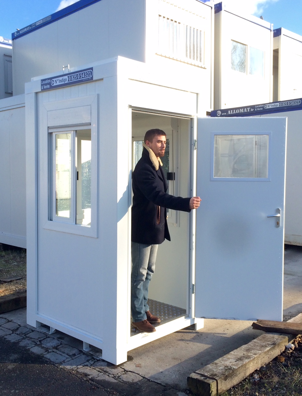 Utilisation d'une guérite VIGIMAT ALLOMAT en location