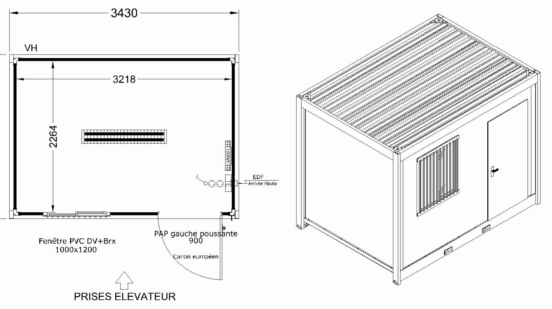 Module à la vente cubo 300 allomat