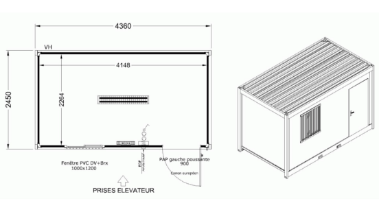 Module à la vente cubo 400 allomat