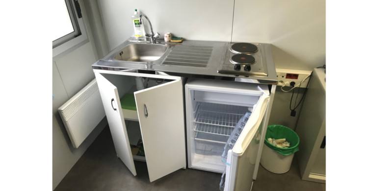 kitchenette cuisinette de chantier