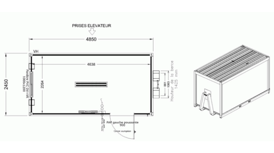 Module à la vente cubo 500 polybenne allomat