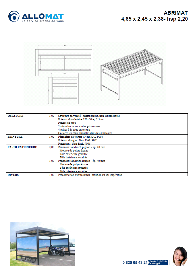 Module CUBO 500 - Abrimat