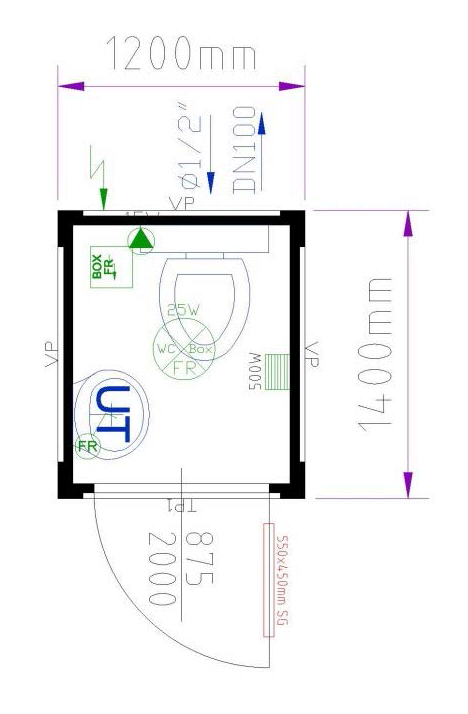 Plaquette descriptive WC raccordable SANIBOX ALLOMAT