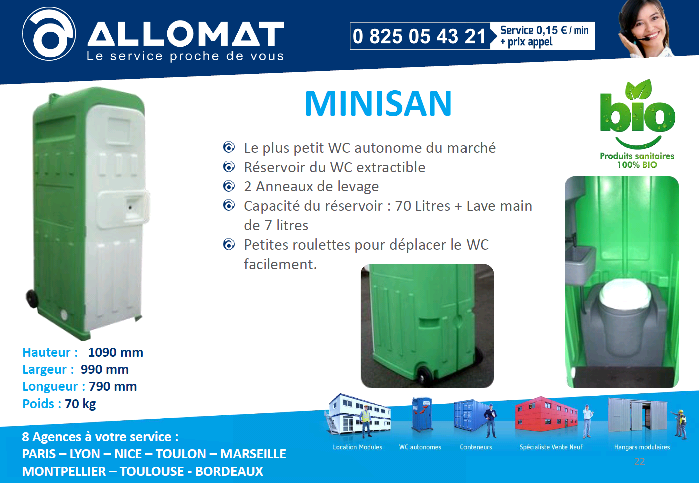 WC autonome MINISAN