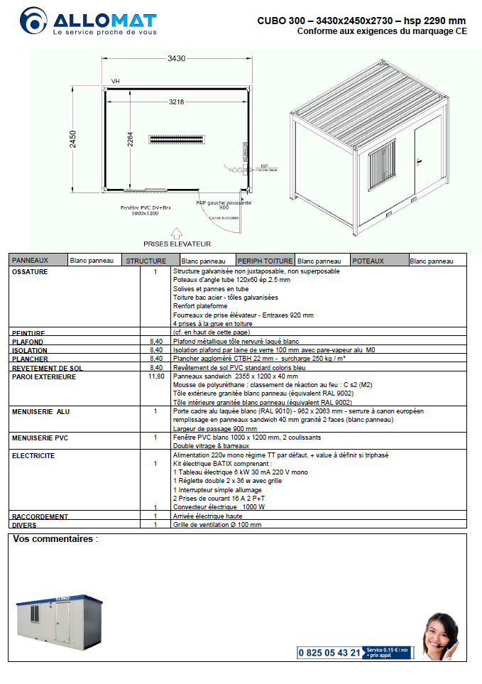 Module cubo 300