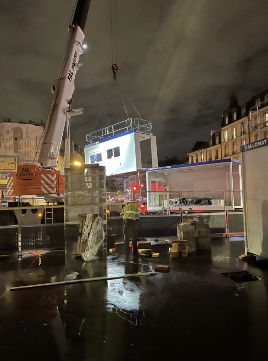 grutage de nuit Paris