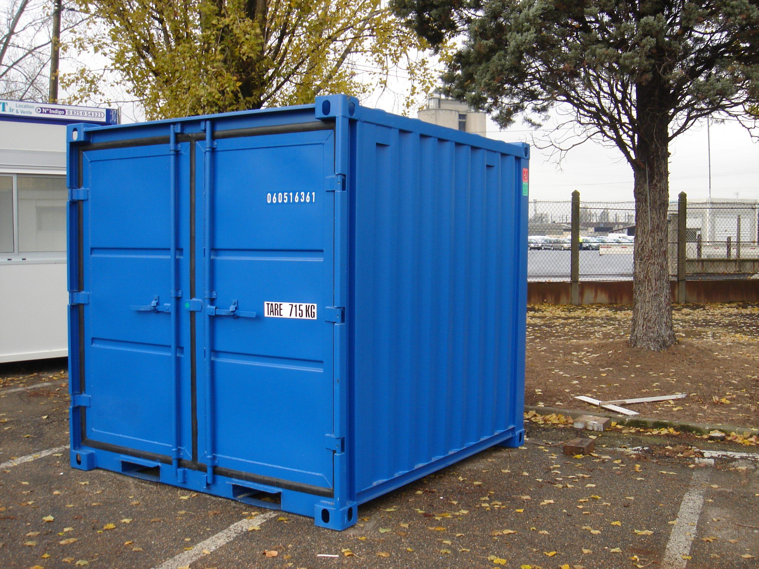 conteneur de stockage sécurisé allomat 10m3 Paris