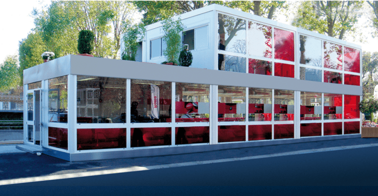 Module vitré pour vos événements