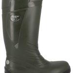 Botte de sécurité verte imperméable