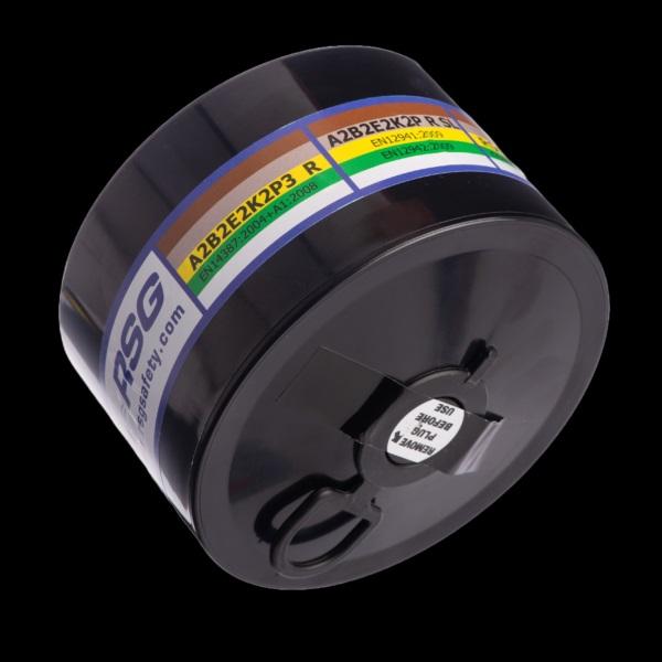 Cartouche filtrante A2B2E2K2P3 pour masque respiratoire