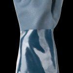 Gant de protection PVC vert taille 9 avec manchette longue