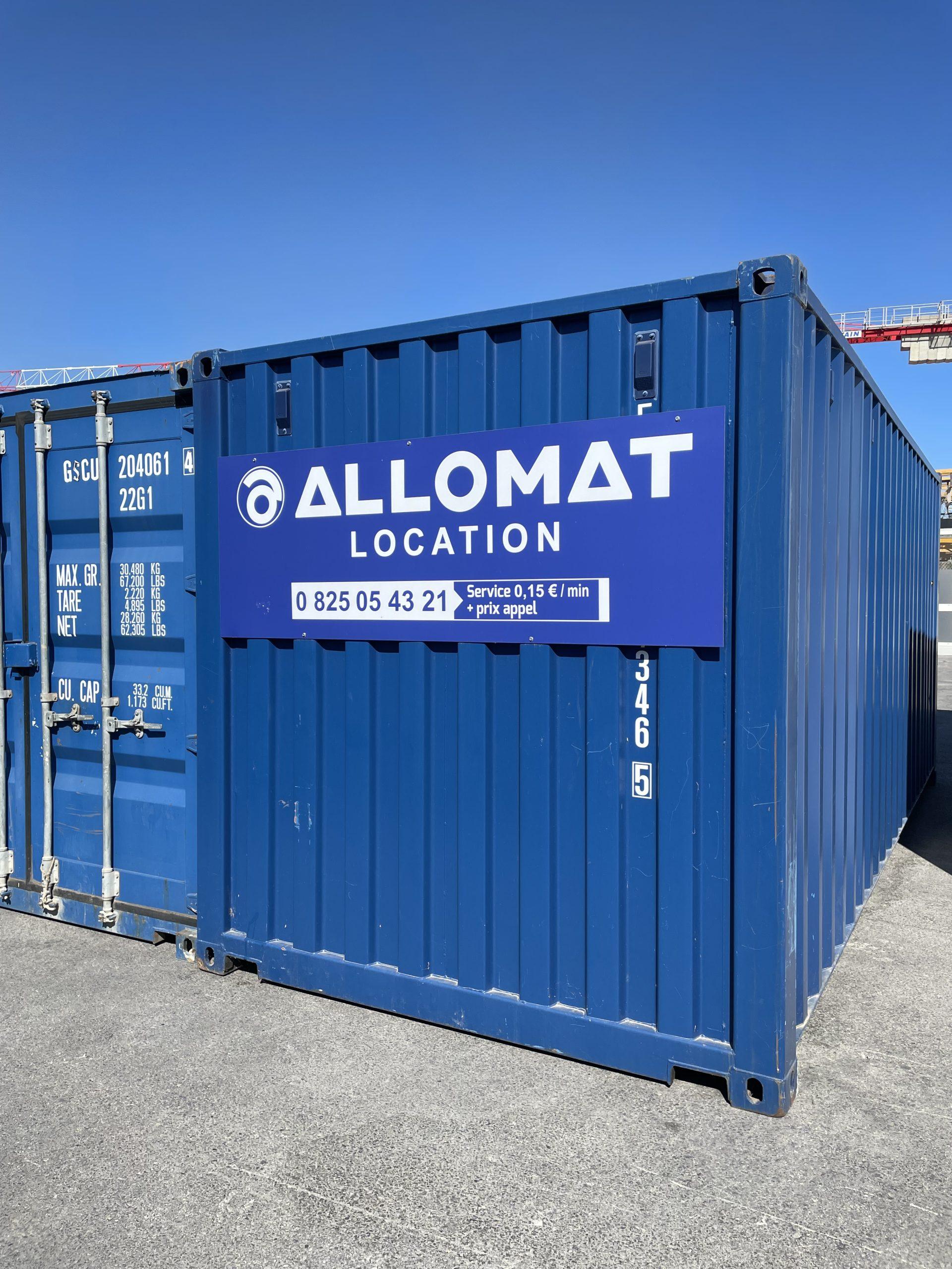 Conteneur sécurisé allomat 33m3