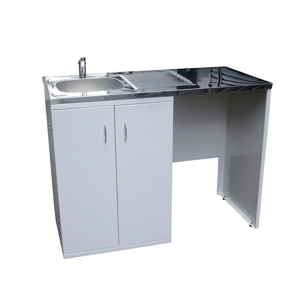 Kitchenette Métal avec réfrigérateur, CE 5L cuve inox