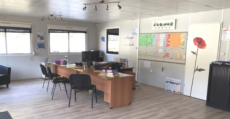 Bureaux temporaires modulaires
