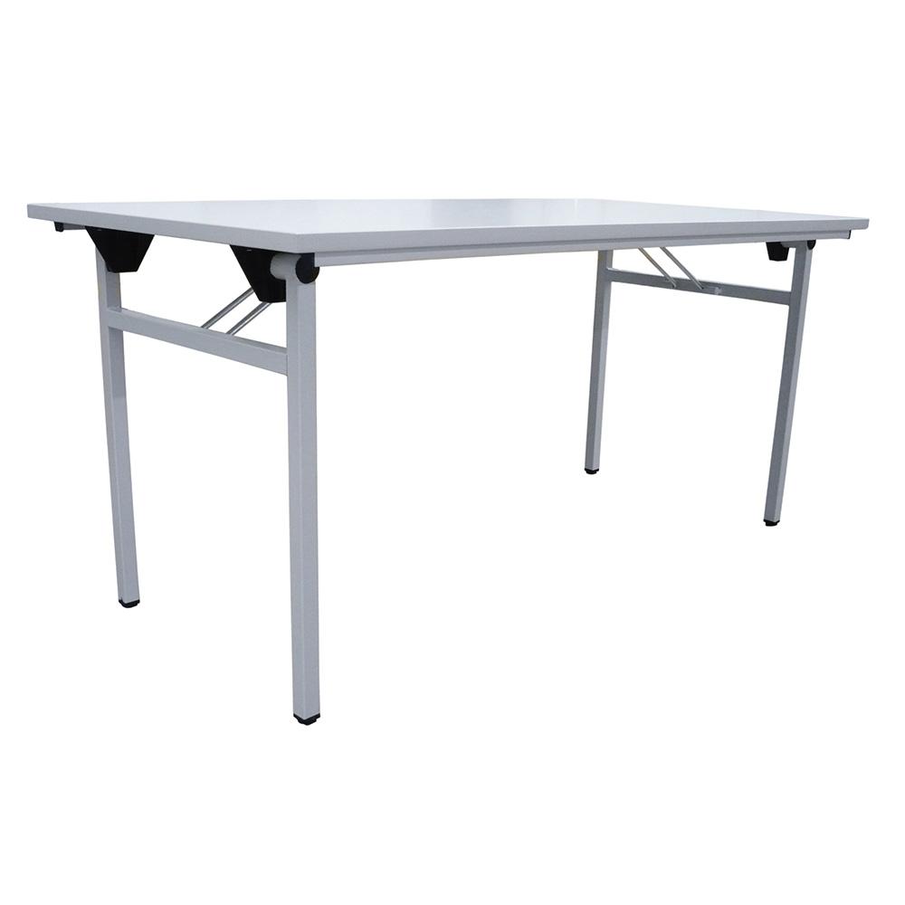 Table pliante gris piètement petit